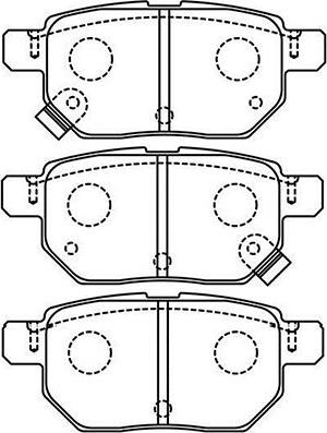 Kavo Parts BP-9148 - Bremžu uzliku kompl., Disku bremzes ps1.lv