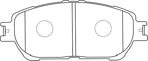 Kavo Parts BP-9108 - Bremžu uzliku kompl., Disku bremzes ps1.lv