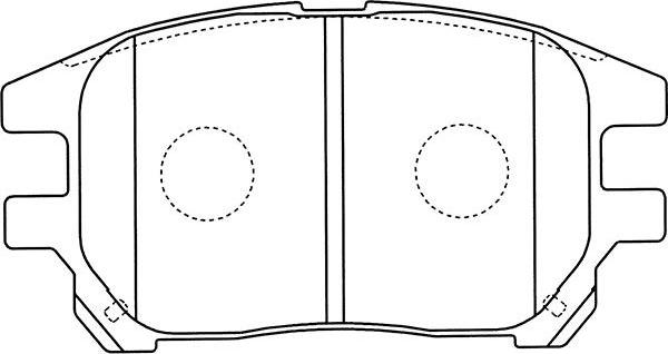 Kavo Parts BP-9111 - Bremžu uzliku kompl., Disku bremzes ps1.lv