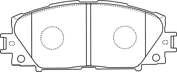 Kavo Parts BP-9112 - Bremžu uzliku kompl., Disku bremzes ps1.lv