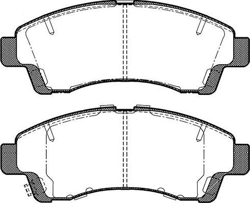 Kavo Parts BP-4543 - Bremžu uzliku kompl., Disku bremzes ps1.lv