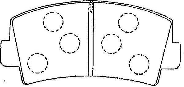 Kavo Parts BP-4565 - Bremžu uzliku kompl., Disku bremzes ps1.lv