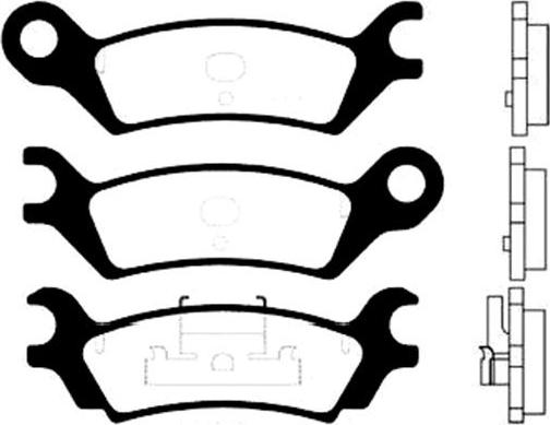 Kavo Parts BP-4539 - Bremžu uzliku kompl., Disku bremzes ps1.lv