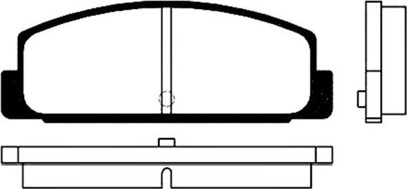 Kavo Parts BP-4534 - Bremžu uzliku kompl., Disku bremzes ps1.lv