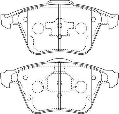 Kavo Parts BP-4579 - Bremžu uzliku kompl., Disku bremzes ps1.lv