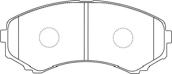 Kavo Parts BP-4575 - Bremžu uzliku kompl., Disku bremzes ps1.lv