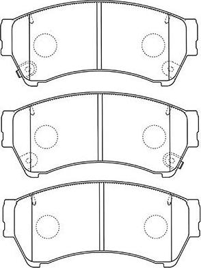 Kavo Parts BP-4572 - Bremžu uzliku kompl., Disku bremzes ps1.lv