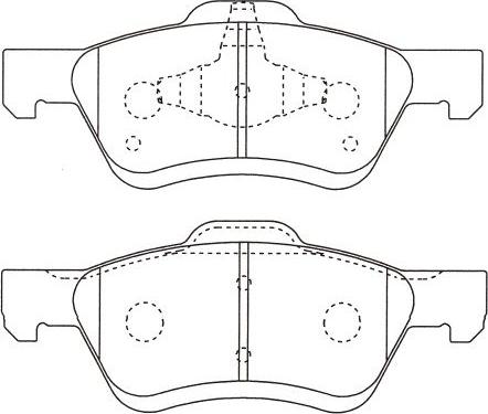 Kavo Parts BP-4577 - Bremžu uzliku kompl., Disku bremzes ps1.lv