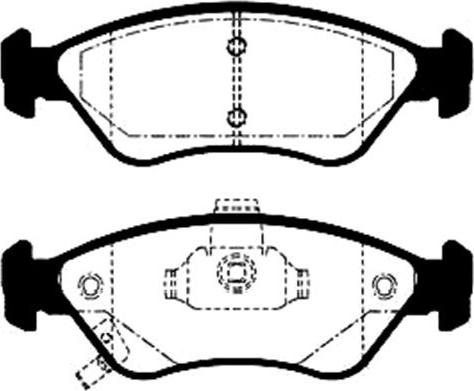 Kavo Parts BP-4002 - Bremžu uzliku kompl., Disku bremzes ps1.lv