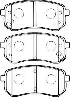 Kavo Parts BP-4014 - Bremžu uzliku kompl., Disku bremzes ps1.lv