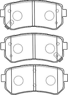 Kavo Parts BP-4018 - Bremžu uzliku kompl., Disku bremzes ps1.lv