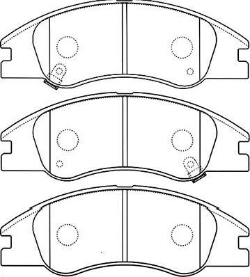 Kavo Parts BP-4012 - Bremžu uzliku kompl., Disku bremzes ps1.lv