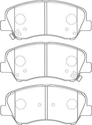 Kavo Parts BP-4026 - Bremžu uzliku kompl., Disku bremzes ps1.lv