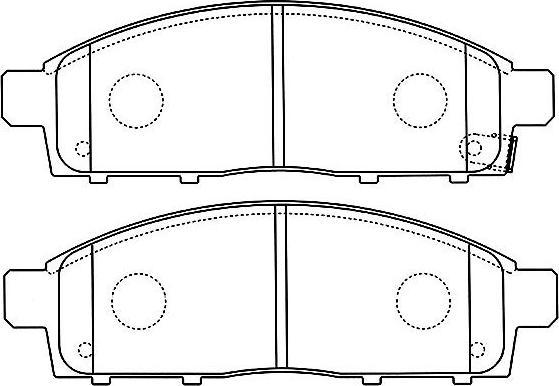 Kavo Parts BP-5552 - Bremžu uzliku kompl., Disku bremzes ps1.lv