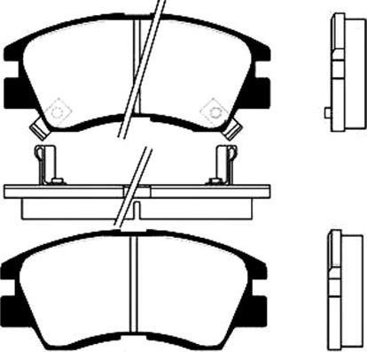 Kavo Parts BP-5506 - Bremžu uzliku kompl., Disku bremzes ps1.lv