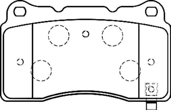 Kavo Parts BP-5539 - Bremžu uzliku kompl., Disku bremzes ps1.lv