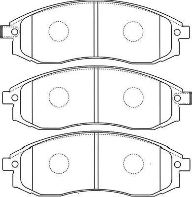 Kavo Parts BP-5535 - Bremžu uzliku kompl., Disku bremzes ps1.lv