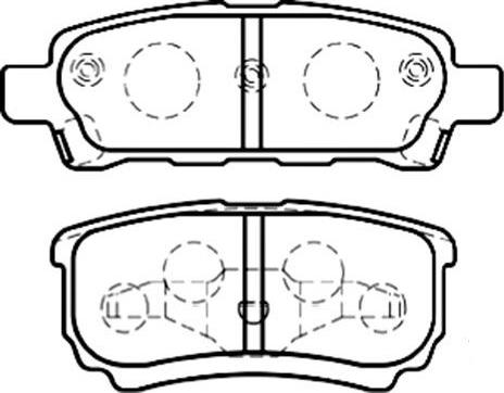 Kavo Parts BP-5538 - Bremžu uzliku kompl., Disku bremzes ps1.lv