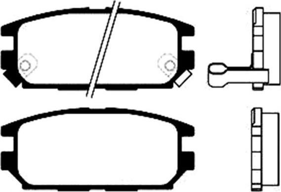 Kavo Parts BP-5524 - Bremžu uzliku kompl., Disku bremzes ps1.lv