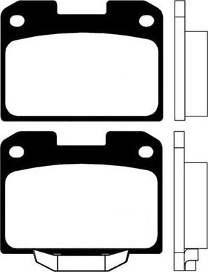 Kavo Parts BP-5525 - Bremžu uzliku kompl., Disku bremzes ps1.lv