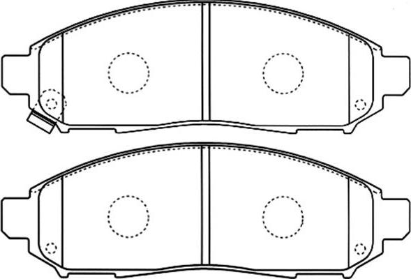 Kavo Parts BP-6594 - Bremžu uzliku kompl., Disku bremzes ps1.lv