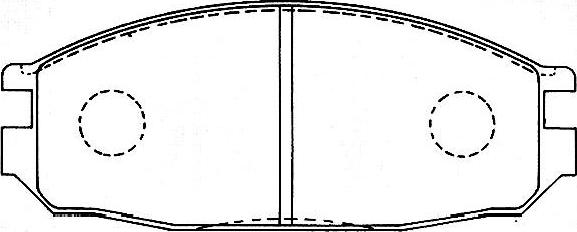 Kavo Parts BP-6596 - Bremžu uzliku kompl., Disku bremzes ps1.lv