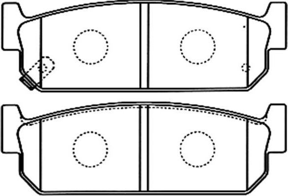 Kavo Parts BP-6591 - Bremžu uzliku kompl., Disku bremzes ps1.lv