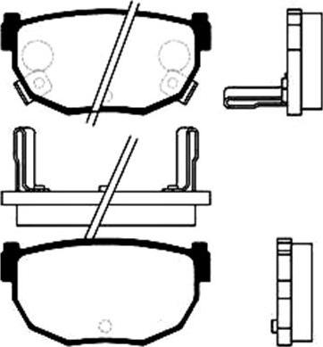 Kavo Parts BP-6542 - Bremžu uzliku kompl., Disku bremzes ps1.lv