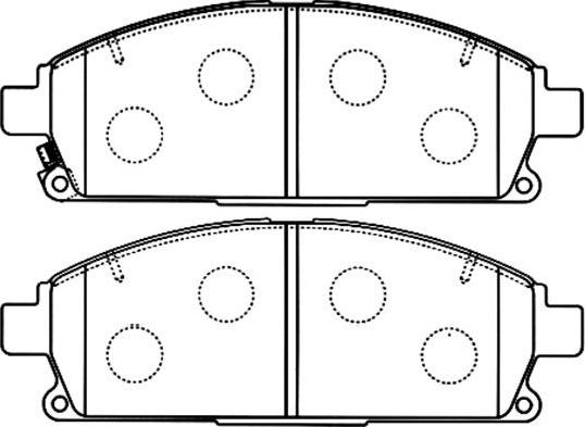 Kavo Parts BP-6568 - Bremžu uzliku kompl., Disku bremzes ps1.lv