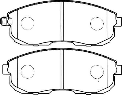 Kavo Parts BP-6567 - Bremžu uzliku kompl., Disku bremzes ps1.lv