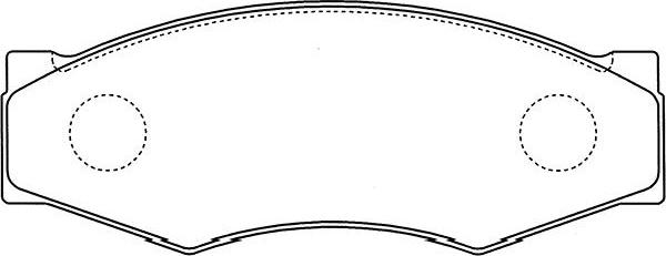 Kavo Parts BP-6505 - Bremžu uzliku kompl., Disku bremzes ps1.lv