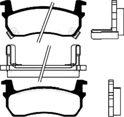 Kavo Parts BP-6519 - Bremžu uzliku kompl., Disku bremzes ps1.lv