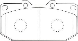 Kavo Parts BP-6513 - Bremžu uzliku kompl., Disku bremzes ps1.lv