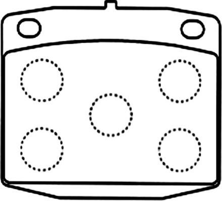 Kavo Parts BP-6587 - Bremžu uzliku kompl., Disku bremzes ps1.lv