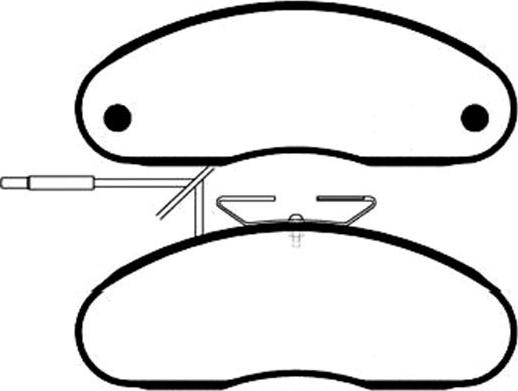 Kavo Parts BP-6530 - Bremžu uzliku kompl., Disku bremzes ps1.lv