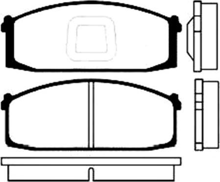 Kavo Parts BP-6524 - Bremžu uzliku kompl., Disku bremzes ps1.lv