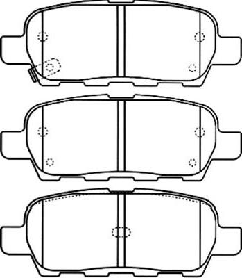 Kavo Parts BP-6571 - Bremžu uzliku kompl., Disku bremzes ps1.lv