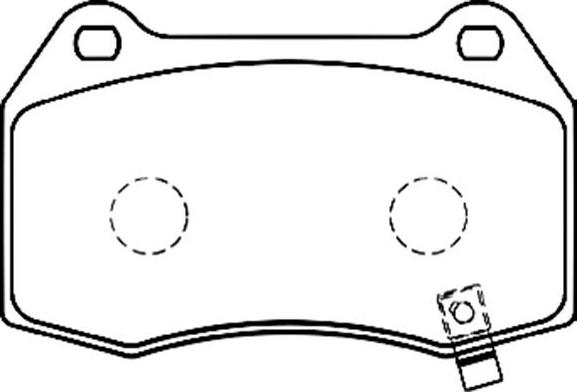 Kavo Parts BP-6573 - Bremžu uzliku kompl., Disku bremzes ps1.lv