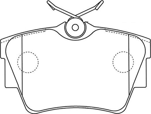 Kavo Parts BP-6608 - Bremžu uzliku kompl., Disku bremzes ps1.lv