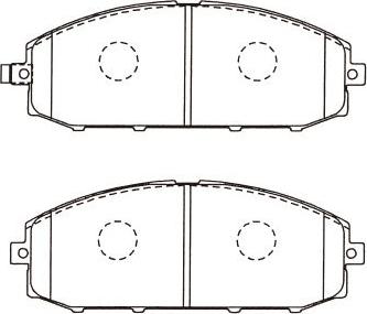 Kavo Parts BP-6619 - Bremžu uzliku kompl., Disku bremzes ps1.lv