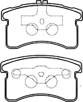 Kavo Parts BP-1516 - Bremžu uzliku kompl., Disku bremzes ps1.lv