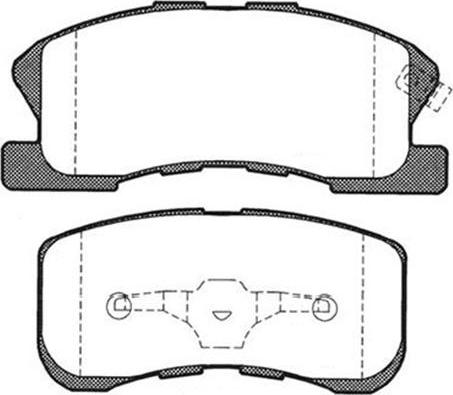 Kavo Parts BP-1510 - Bremžu uzliku kompl., Disku bremzes ps1.lv