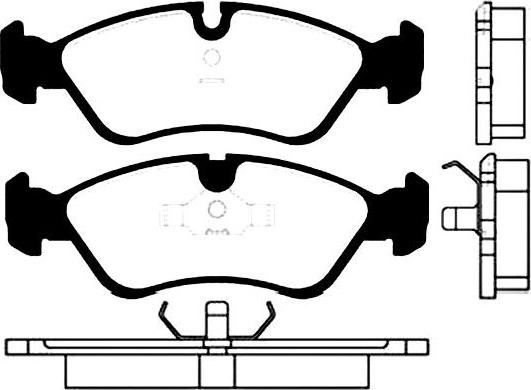 Kavo Parts BP-1001 - Bremžu uzliku kompl., Disku bremzes ps1.lv