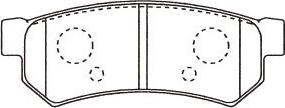 Kavo Parts BP-1019 - Bremžu uzliku kompl., Disku bremzes ps1.lv