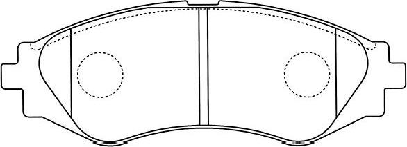 Kavo Parts BP-1011 - Bremžu uzliku kompl., Disku bremzes ps1.lv