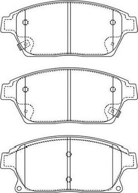 Kavo Parts BP-1020 - Bremžu uzliku kompl., Disku bremzes ps1.lv