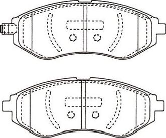 Kavo Parts BP-1021 - Bremžu uzliku kompl., Disku bremzes ps1.lv