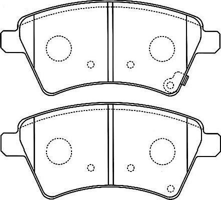 Kavo Parts BP-8529 - Bremžu uzliku kompl., Disku bremzes ps1.lv