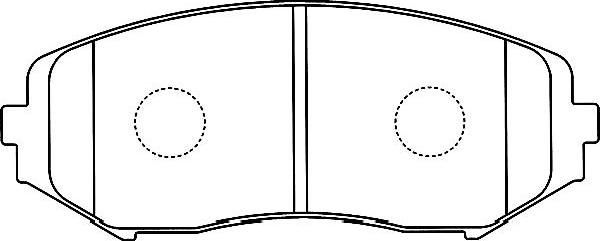 Kavo Parts BP-8528 - Bremžu uzliku kompl., Disku bremzes ps1.lv