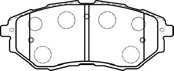 Kavo Parts BP-8020 - Bremžu uzliku kompl., Disku bremzes ps1.lv